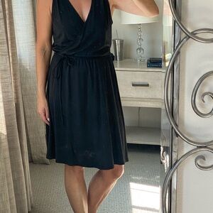 A New Day Black Wrap Dress